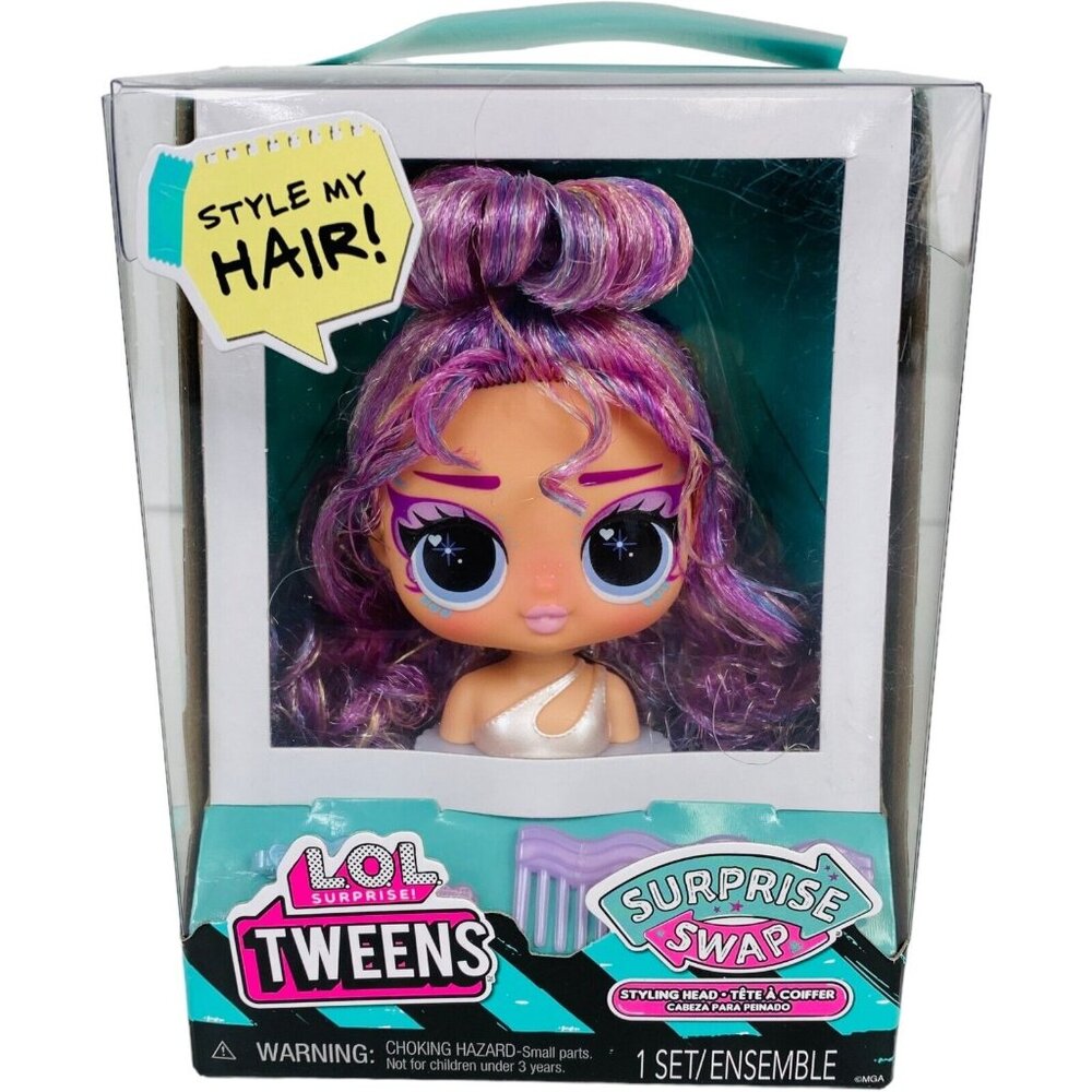 LOL Surprise! Tweens Surprise Swap Styling Head - Style My Hair!